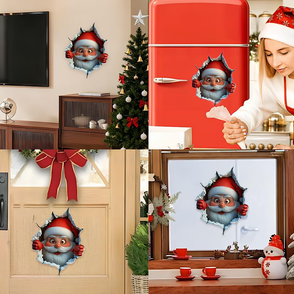 🎄🔥Sticker Mural Créatif de Noël 2D