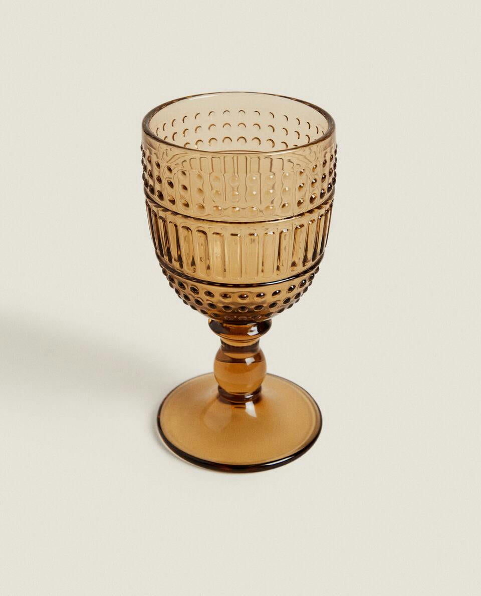 RAISED DESIGN GLASS