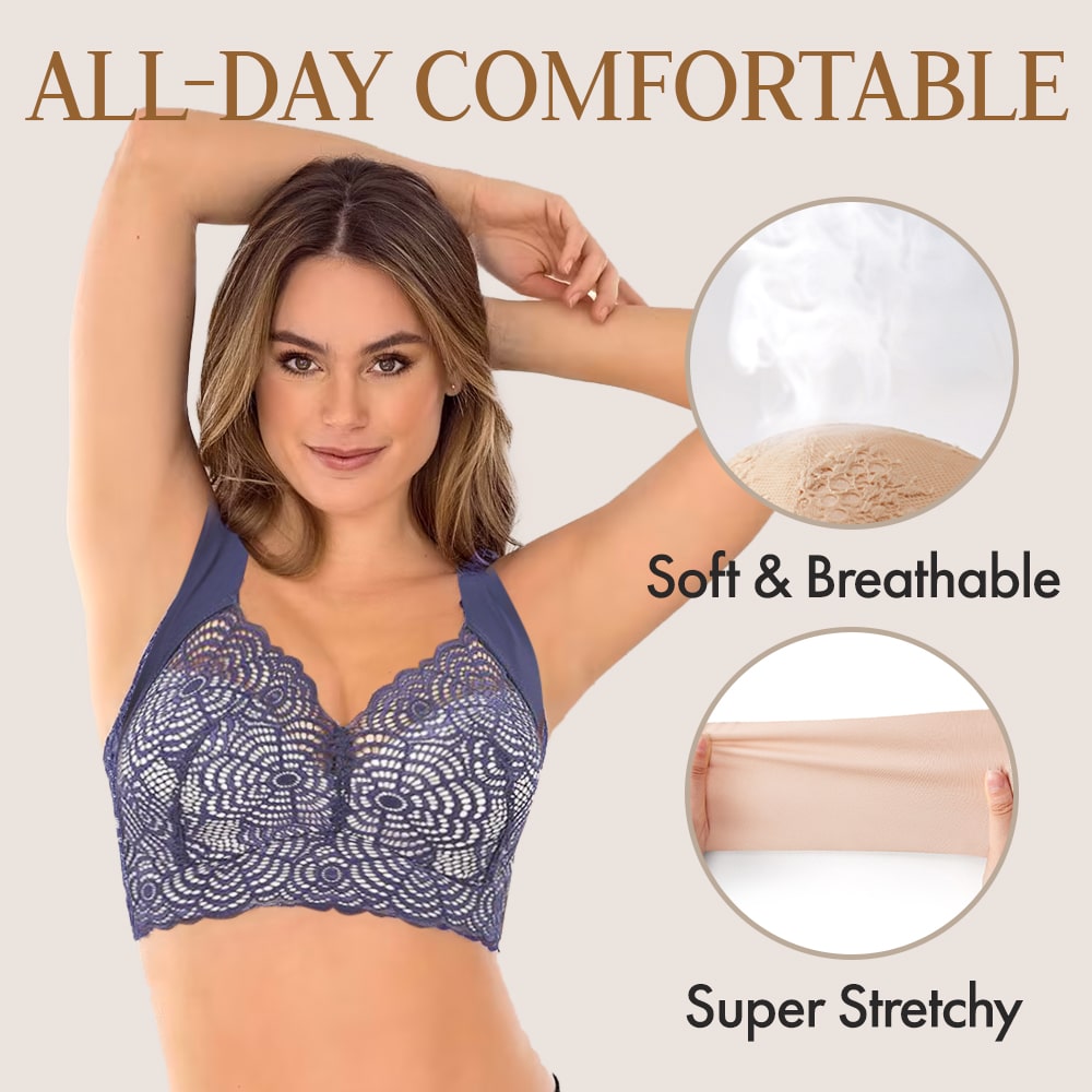 Soutien-gorge sans couture en dentelle découpée Ultimate Lift, grande taille