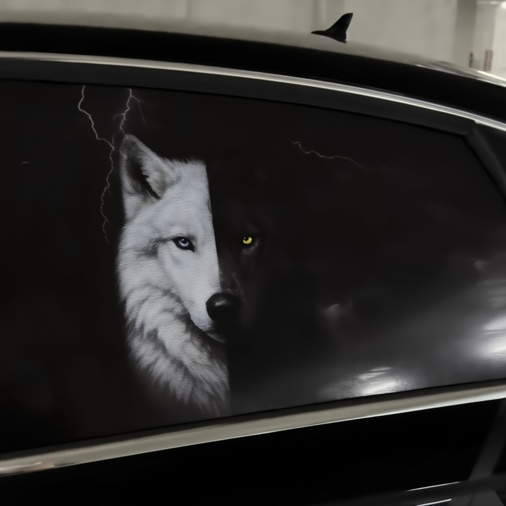 Autoaufkleber Tiere für die Scheibe